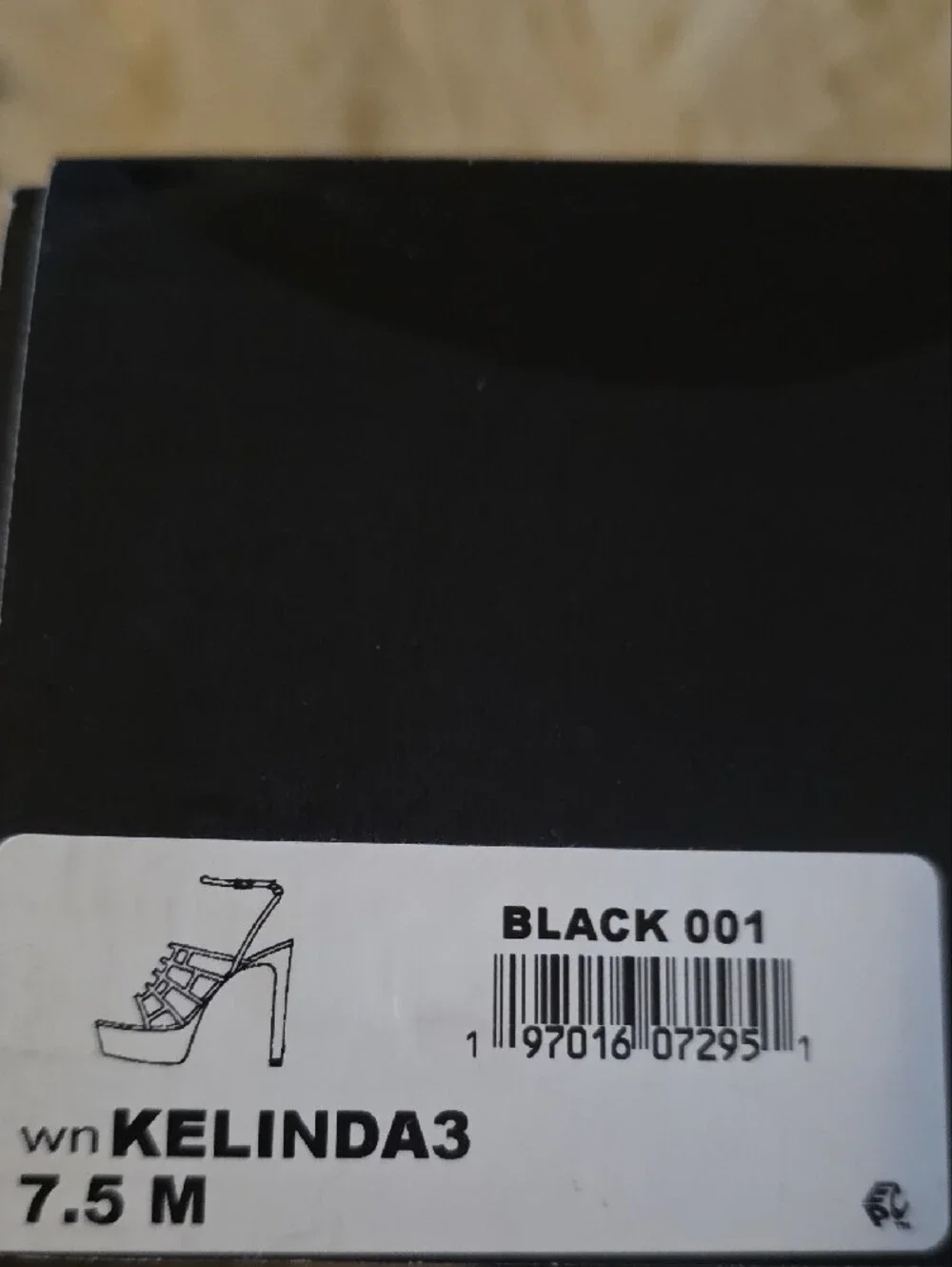 Nine West Black Cage Platform Sandals